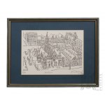 Edward DWURNIK (1943-2018), "Wrocław" (2005), Serigraph on Paper