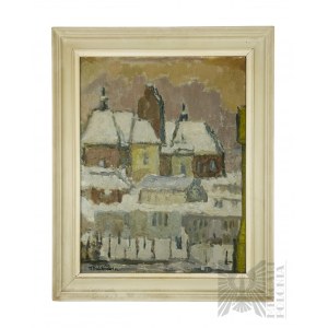 Władysław KRÓLIKIEWICZ (1898-1976), - “Pejzaż Staromiejski”, 1963 r.
