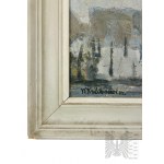 Władysław KRÓLIKIEWICZ (1898-1976), - “Pejzaż Staromiejski”, 1963 r.