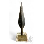 III RP, 1996. - Bronze Figure of the Yotvingian Spear, Award of the Governor of Suwal, III International Fair of Kaunas, Author Stanislaw Michalik (ASP Warsaw).