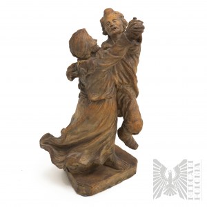 Antoni Kurzawa (1842-1898), Cycle Polish Dance Terracotta Figure