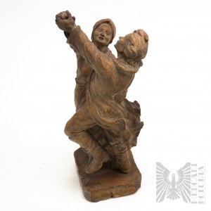Antoni Kurzawa (1842-1898), Cycle Polish Dance Terracotta Figure