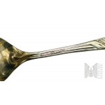 Fraget Varsovie, vers 1900. - Ensemble de douze cuillères Art nouveau Iris, boîte T. Szymański Varsovie