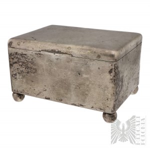II RP Sugar Box Art Deco Silver (0.800) - Krupski & Matulewicz Warsaw