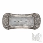 Karol Filip Malcz, 1827-1851, Varsovie, Argent (0.750) Plateau Biedermeier pour ciseaux d'allumage de bougies