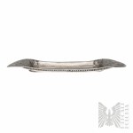 Karol Filip Malcz, 1827-1851, Varsovie, Argent (0.750) Plateau Biedermeier pour ciseaux d'allumage de bougies