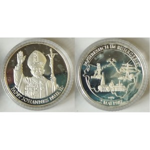 MEDAL, PILGRIMAGE OF JAN PAWEŁ II TO THE RUHR, 1987