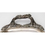TACA, Polska, Warszawa, Karol Filip Malcz, 1867, Srebro, próba 84. waga 3815 g, 84 x 57 cm