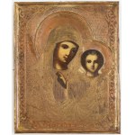 IKON, MOTHER OF GOD OF KAZAIN, Russia, late 19th century.