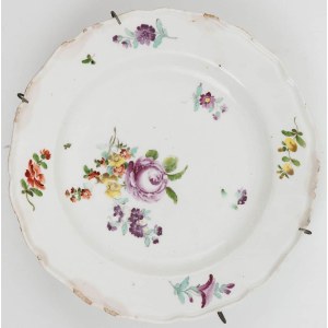 TALERZ, Austria, Wiedeń, Manufaktura Cesarska, 4 ćw. XVIII w.