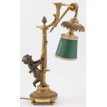 ELECTRIC LAMP WITH PUTT, early 20th century.