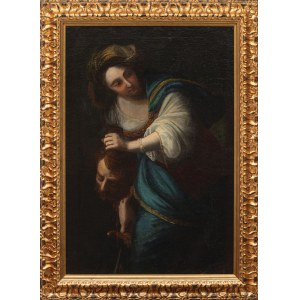 Italian Caravaggionist, JUDITH WITH HOLOFERNES' HEAD, circa 1620.