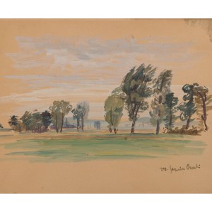 Mieczyslaw SERWIN-ORACKI, A LANDSCAPE WITH DRZEWAMI