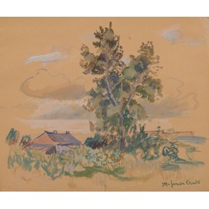 Mieczysław SERWIN-ORACKI, DRZEWO PRZY GOSPODARSTWIE