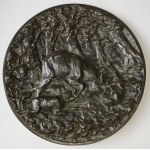 DEER ATTACKED BY DOGS, Germany, 19th / 20th century.