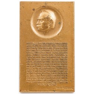 JÓZEF PIŁSUDSKI „STO SŁÓW”, Mennica Państwowa, 1931