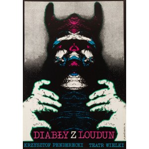 Roman Cieślewicz (1930 Lviv - 1996 Paris), Affiche de l'opéra Les diables de Loudin de Krzysztof Penderecki, Grand Théâtre de Varsovie, 1974