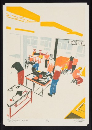 Jacek Machowski, Printmaking Night 11/36, 2025
