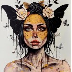 Dagmara Rybak, Black Madame Butterfly, 2024
