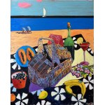 Dawid Schab, Picnic on the beach in Sopot, 2023