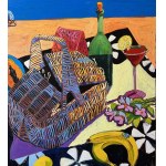 Dawid Schab, Picnic on the beach in Sopot, 2023