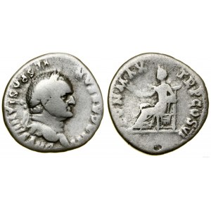 Roman Empire, denarius, 75, Rome