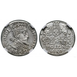 Polska, trojak, 1601, Kraków