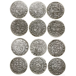 Polska, zestaw: 6 x półtorak, 1620-1624, Bydgoszcz
