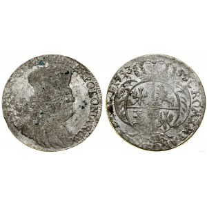 Polska, dwuzłotówka (8 groszy), 1753, Lipsk