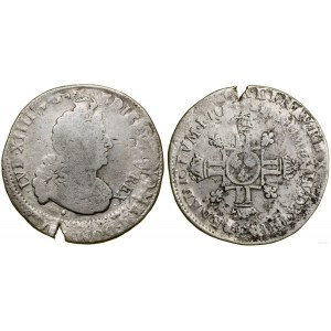 Francja, 1/2 Ecu aux 8 L, 1704