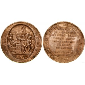 Francja, 5 soli, 1792