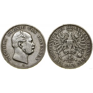 Niemcy, talar (Vereinstaler), 1861 A, Berlin