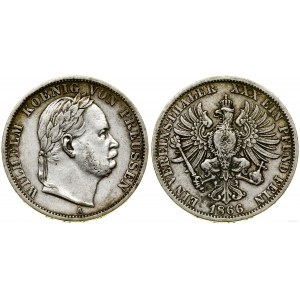 Niemcy, talar (Siegestaler), 1866 A, Berlin