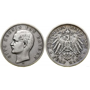 Niemcy, 5 marek, 1895 D, Monachium
