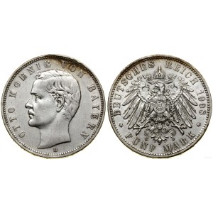 Germany, 5 marks, 1908 D, Munich