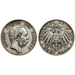 Germany, 2 marks, 1899 E, Muldenhütten