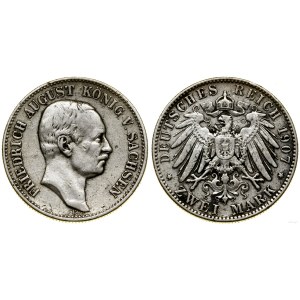Niemcy, 2 marki, 1907 E, Muldenhütten