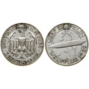Niemcy, 3 marki, 1930 A, Berlin
