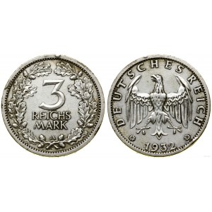 Niemcy, 3 marki, 1932 A, Berlin