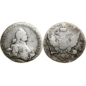 Rusko, rubeľ, 1764 ММД EI, Moskva