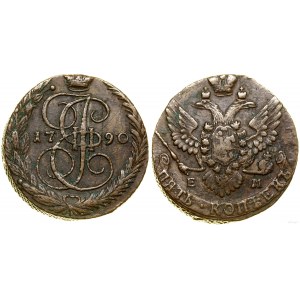 Russia, 5 kopecks, 1790 EM, Yekaterinburg