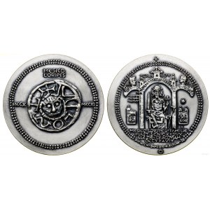 Polska, medal z serii królewskiej PTAiN - Mieszko Plątonogi, 1984, Warszawa