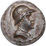 Greco-Bactrian Kingdom (Pushkalavati) AR tetradrachm ND - Eucratides I (c. 170-145 BC)