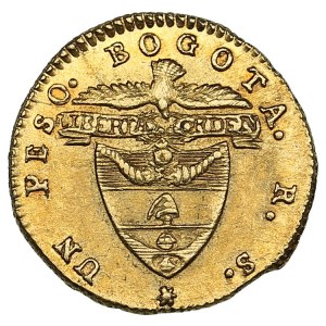 Republic of New Granada (Bogota) 1 Peso 1846