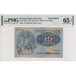 Estonia 10 Krooni 1928 - SPECIMEN - PMG 65 EPQ Gem Uncirculated