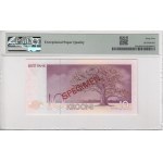 Estonia 10 Krooni 1991 (ND 1992) - SPECIMEN - PMG 65 EPQ Gem Uncirculated