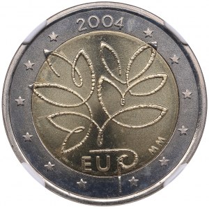 Finland 2 Euro 2004 - Enlargement of the European Union - NGC MS 66