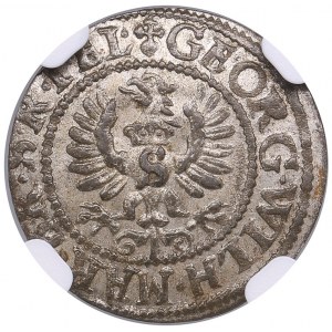 German States, State of Brandenburg-Prussia (Königsberg) BI Schilling / Solidus 1633/32 - Georg Wilhelm (1619-1640) - NG