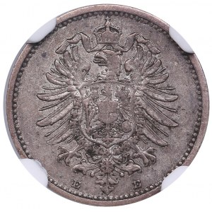 Germany, Empire (Dresden) 20 Pfennig 1873 - Wilhelm I (1871-1888) - NGC AU 50