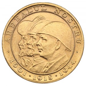 Rumunsko (Bukurešť) Medaile 20 Lei 1944 - Ardealul Nostru - Mihai I (1927-1930; 1940-1947)